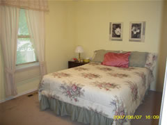 master bedroom staging before and after